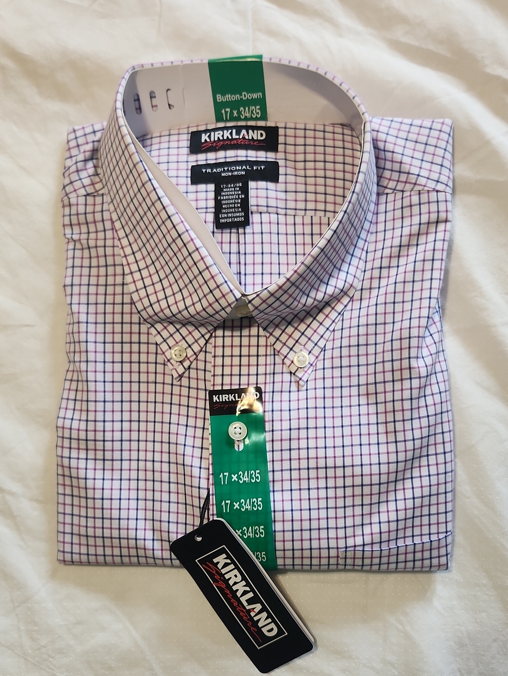 Kirkland Signature traditional fit dress shirt